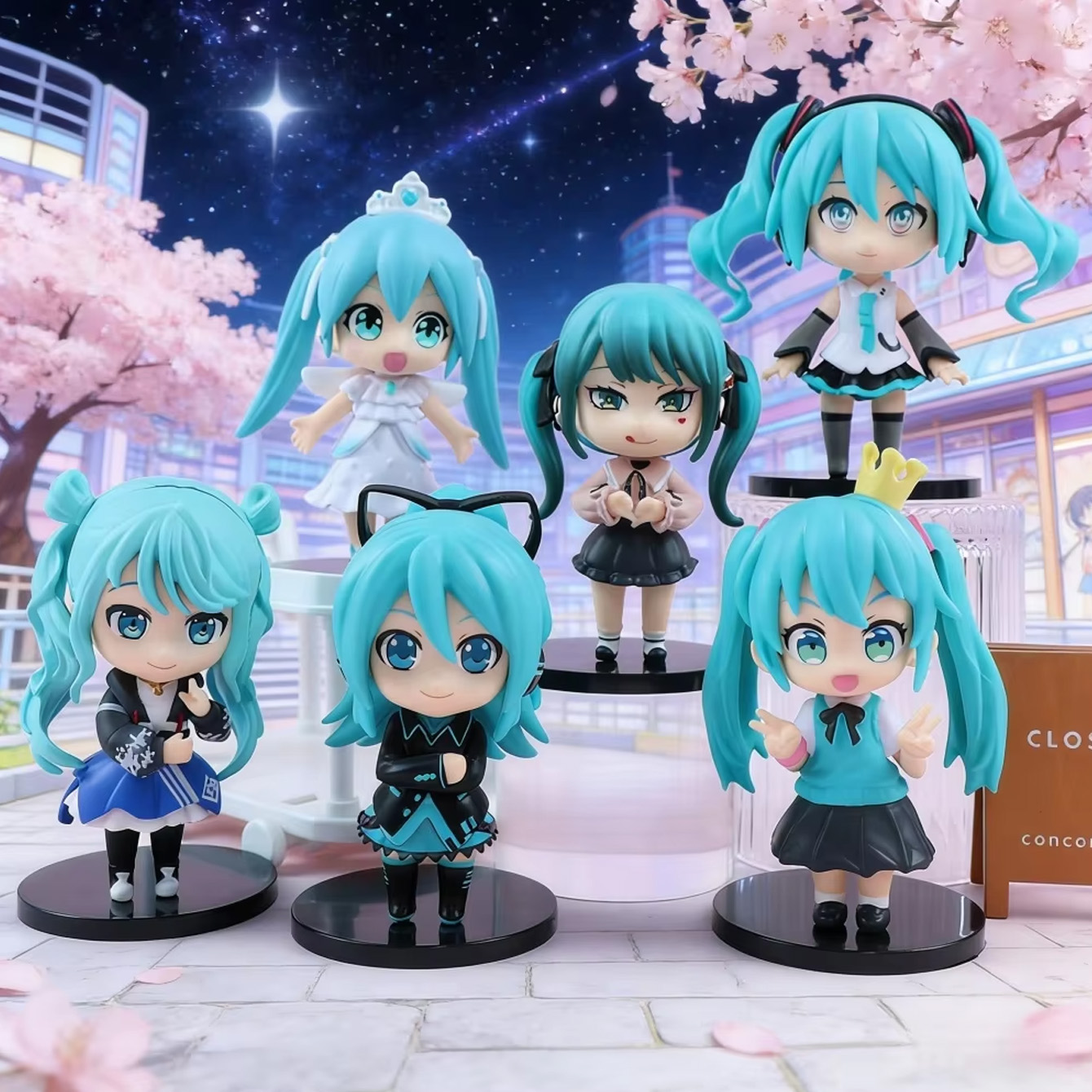 Anime Merchandise Figures - Paquete de Figuras Chibi de Hatsune