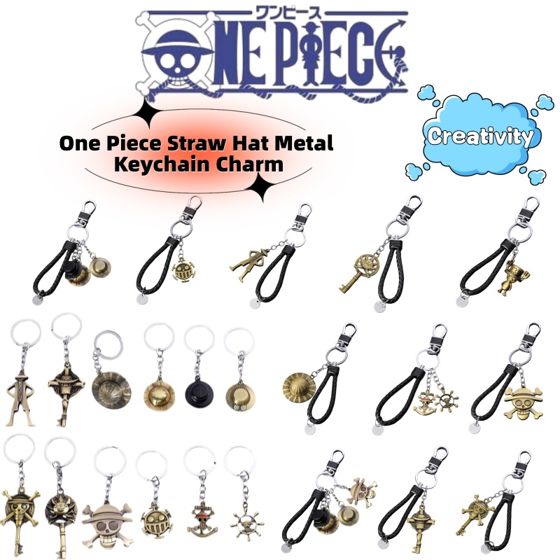 Anime Merchandise Figures - Llavero metálico creativo de One Piece