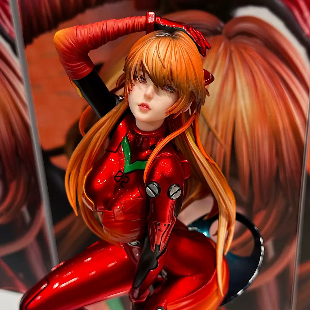 Figura Estática de Asuka en Tr - Evangelion Anime Merchandise reseña y precio