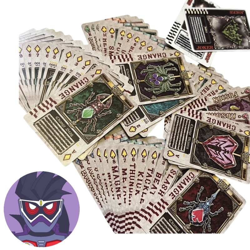 Bandai Kamen Rider personajes  - Themed Playing Card reseña y precio