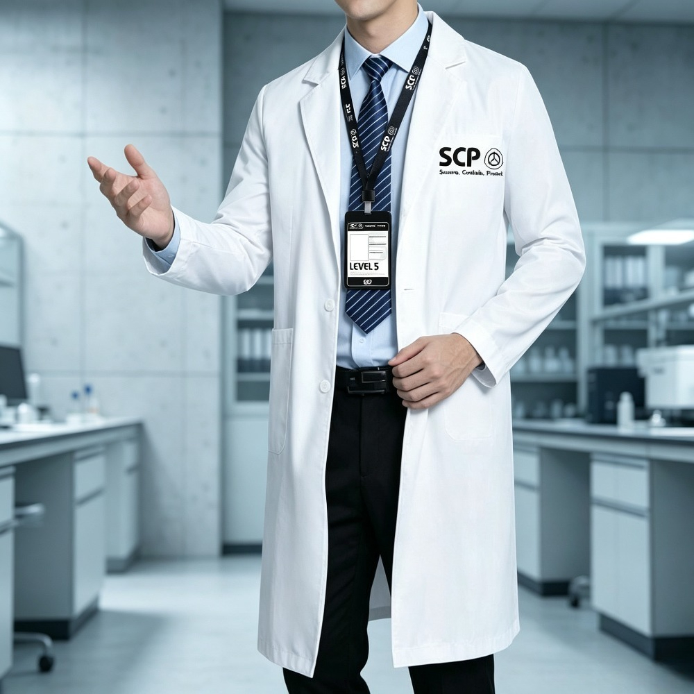 Artículos SCP: Bata de Laborat - Anime Merchandise Jacket reseña y precio