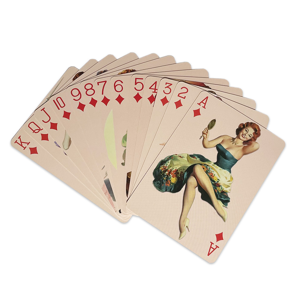 American Retro Sexy Beautiful  - Themed Playing Card reseña y precio